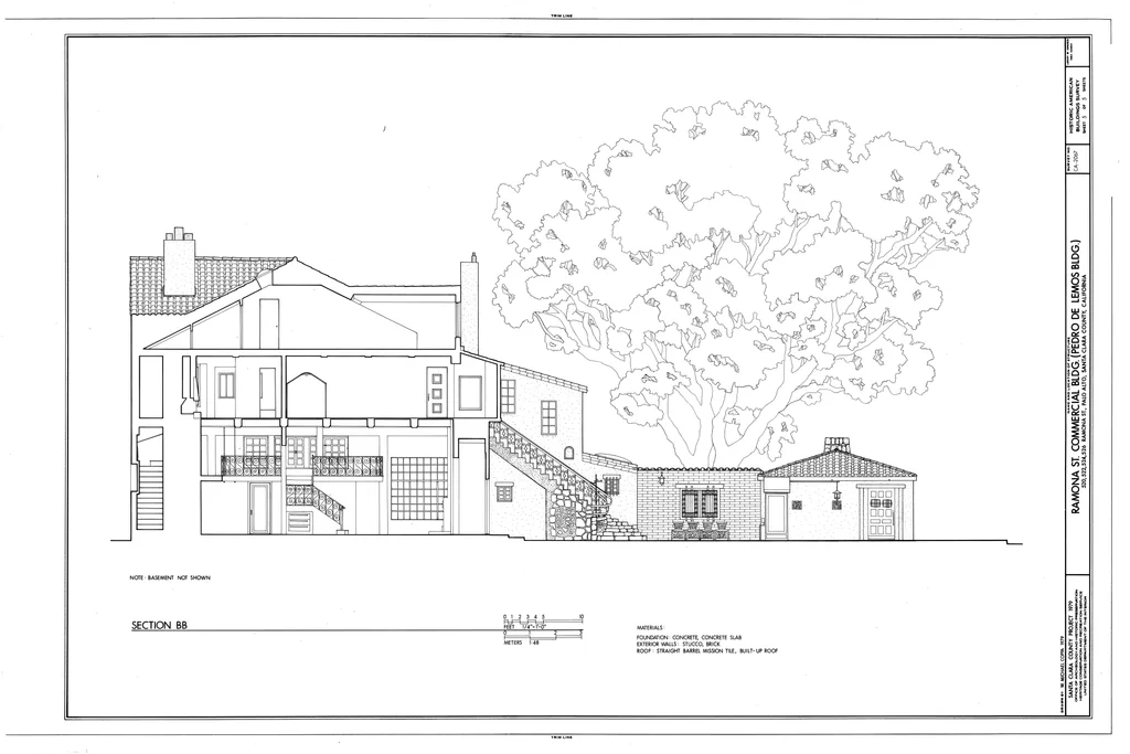 Ramona Street, Palo Alto underground parking structure