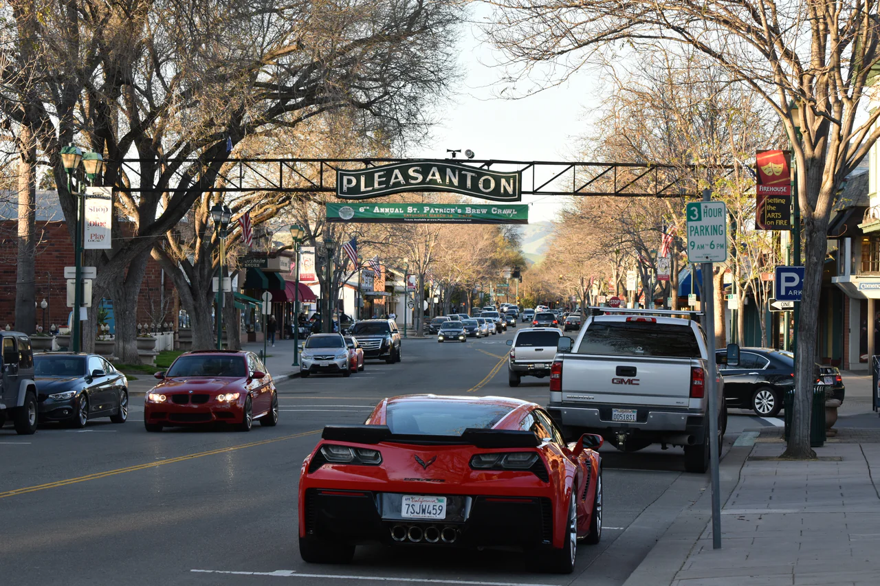 Downtown Pleasanton, California