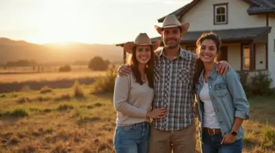 USDA REFINANCE hero image showing refinancing benefits in California